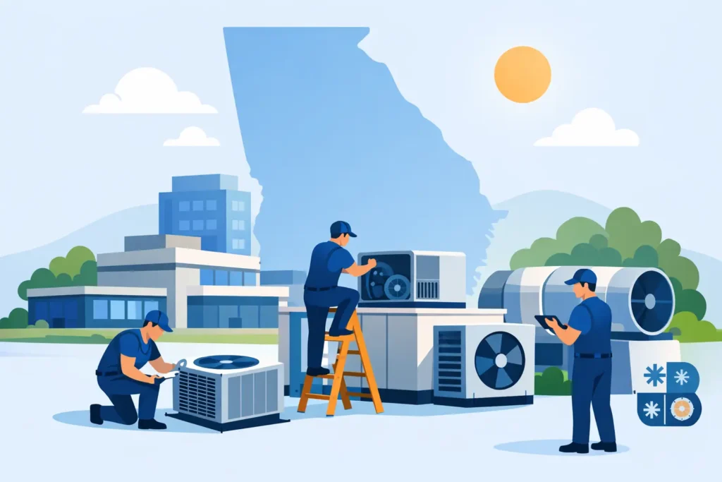 Light Commercial HVAC Service Guide for Georgia
